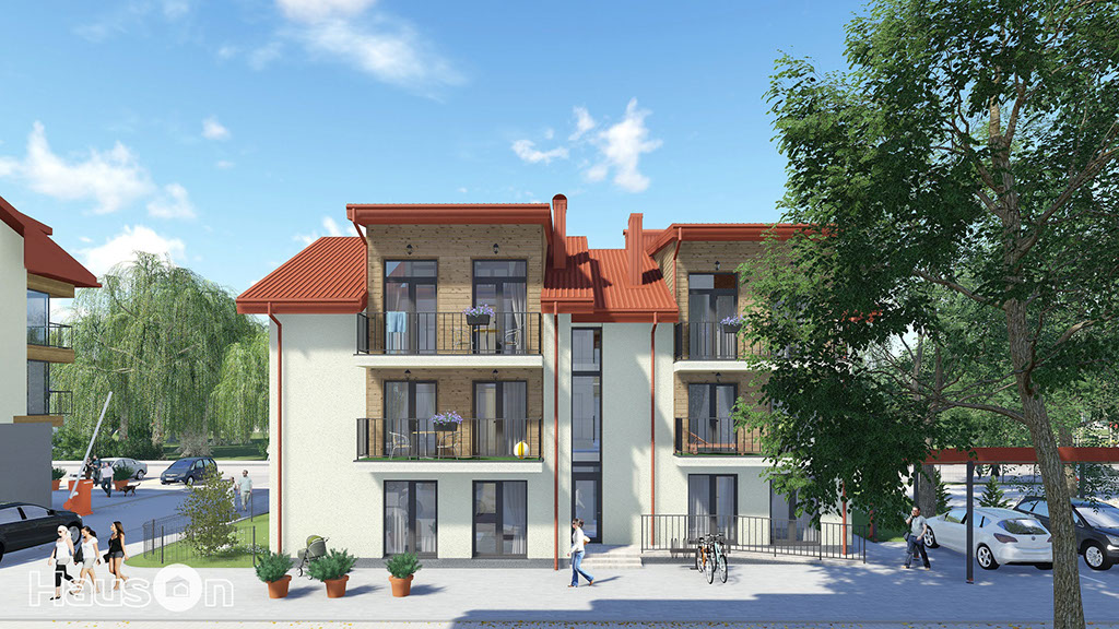 Namo projektas Palangoje vizualizacija namu projektai, vizualizacijos