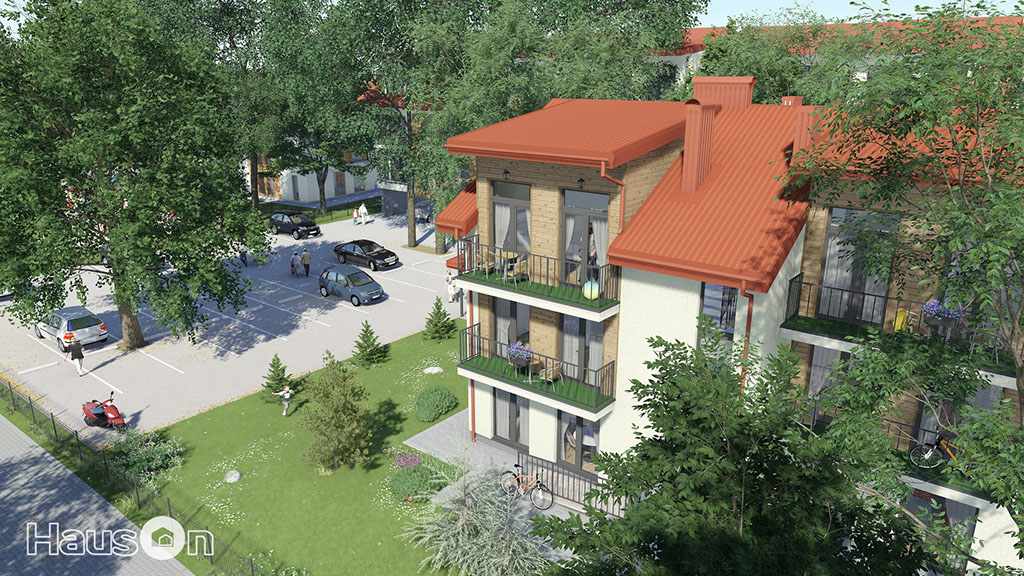 Namo projektas Palangoje vizualizacija namu projektai, pajurio vilos Palanga