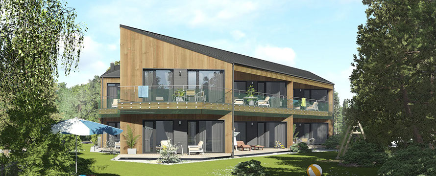 Namo projektas Kunigiškėse, vizualizacija, namu projektai, architektai, projektavimo paslaugos, daugiabutis, namai su mansarda HausOn.lt, namas