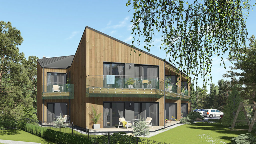 Namo projektas Kunigiškėse, vizualizacija, namu projektai, architektai, projektavimo paslaugos, daugiabutis, namai su mansarda HausOn.lt, namas