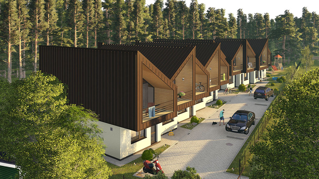 Namo projektas Šventojoje, vizualizacija, namu projektai, architektai, projektavimo paslaugos, kotedžas, namas su mansarda, HausOn.lt