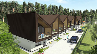 Namo projektas Šventojoje, vizualizacija, namu projektai, architektai, projektavimo paslaugos, kotedžas, namas su mansarda, HausOn.lt