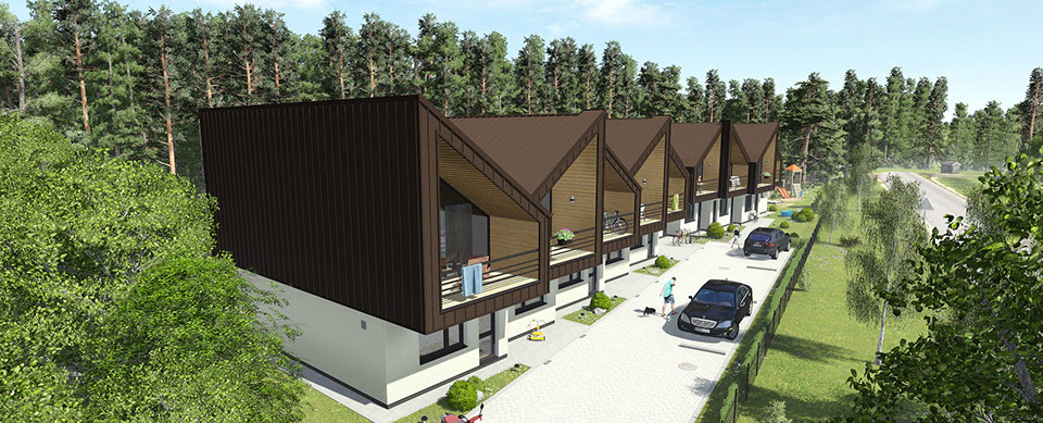 Namo projektas Šventojoje, vizualizacija, namu projektai, architektai, projektavimo paslaugos, kotedžas, namas su mansarda, HausOn.lt