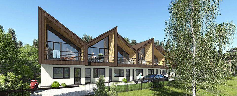 Namo projektas Šventojoje, vizualizacija, namu projektai, architektai, projektavimo paslaugos, kotedžas, namas su mansarda, HausOn.lt