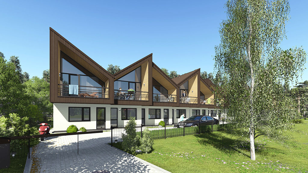 Namo projektas Palangoje vizualizacija namu projektai