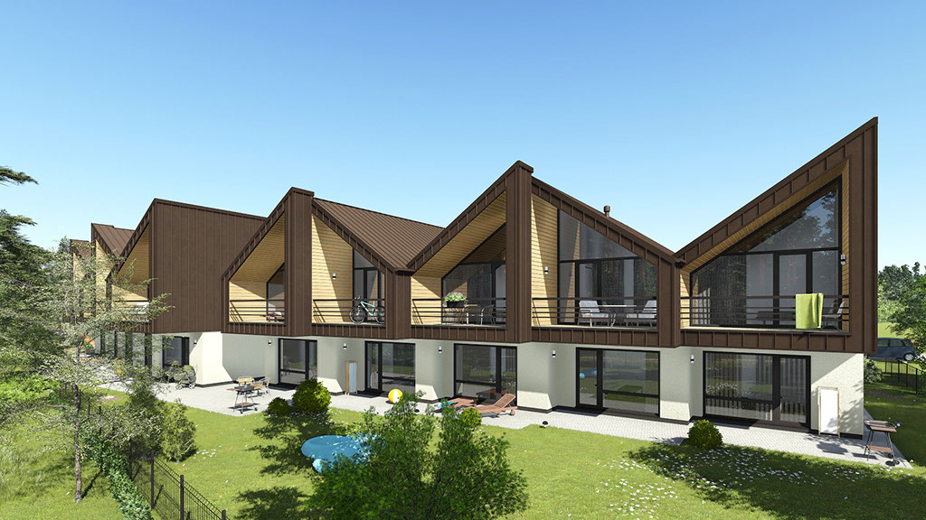 Namo projektas Šventojoje, vizualizacija, namu projektai, architektai, projektavimo paslaugos, kotedžas, namas su mansarda, HausOn.lt
