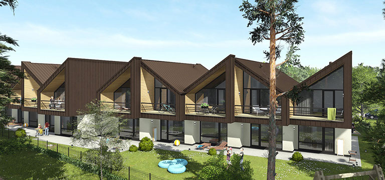 Namo projektas Šventojoje, vizualizacija, namu projektai, architektai, projektavimo paslaugos, kotedžas, namas su mansarda, HausOn.lt