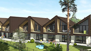 Namo projektas Šventojoje, vizualizacija, namu projektai, architektai, projektavimo paslaugos, kotedžas, namas su mansarda, HausOn.lt