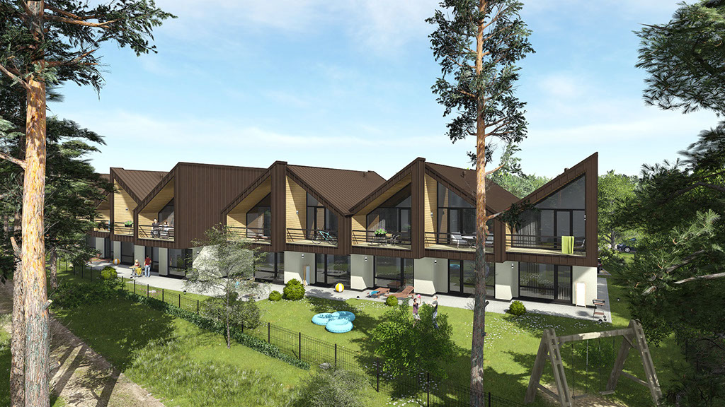 Namo projektas Šventojoje, vizualizacija, namu projektai, architektai, projektavimo paslaugos, kotedžas, namas su mansarda, HausOn.lt