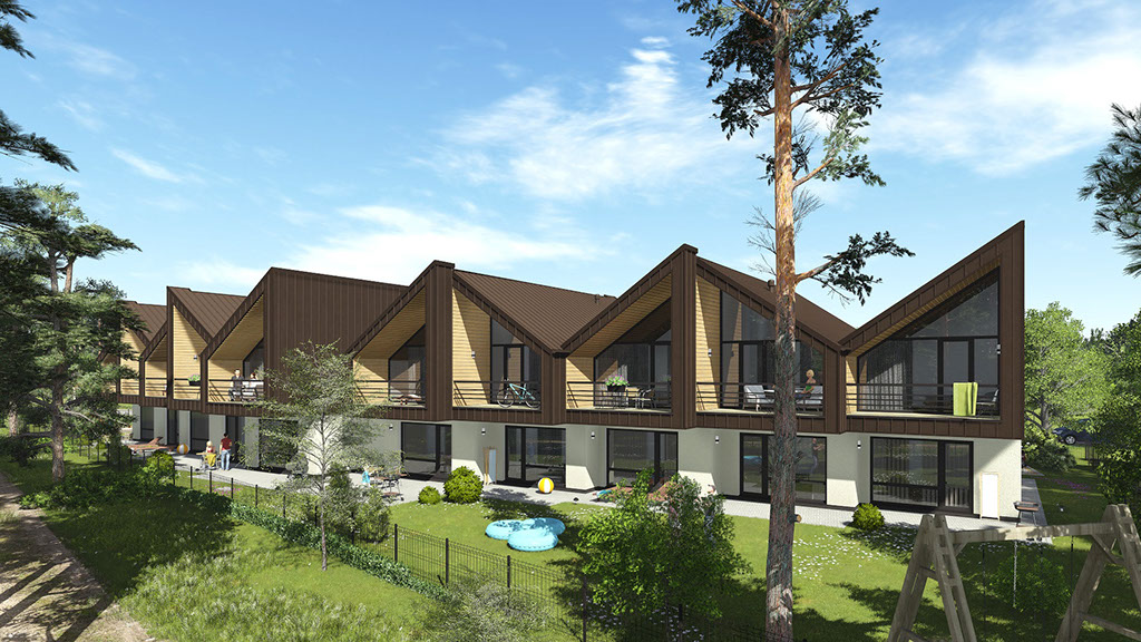 Namo projektas Palangoje vizualizacija namu projektai