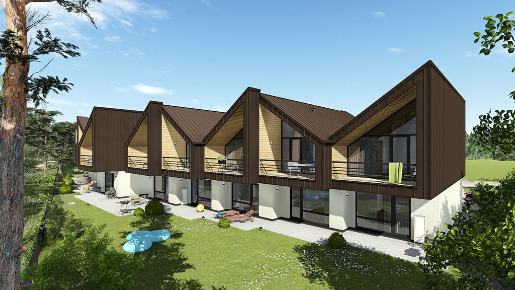 Namo projektas Palangoje vizualizacija namu projektai