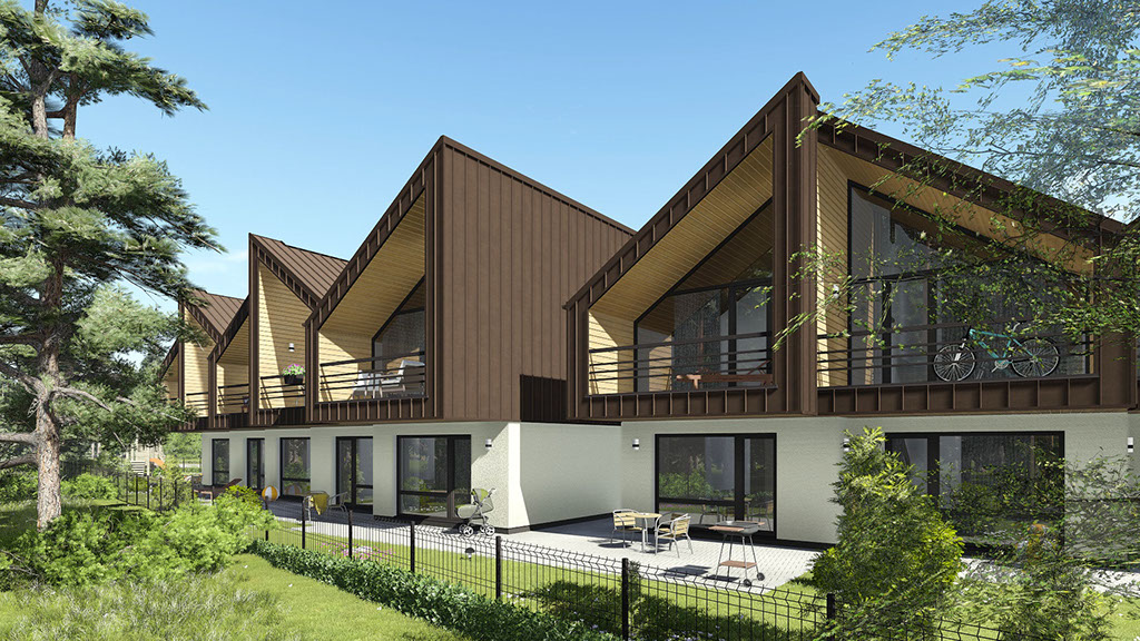 Namo projektas Šventojoje, vizualizacija, namu projektai, architektai, projektavimo paslaugos, kotedžas, namas su mansarda, HausOn.lt