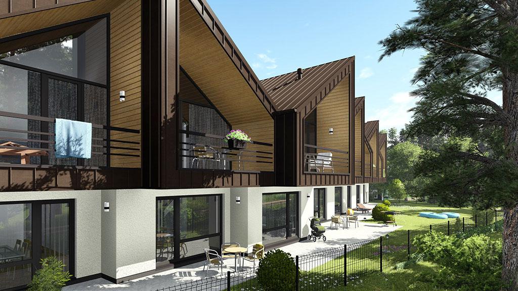 Namo projektas Palangoje vizualizacija namu projektai