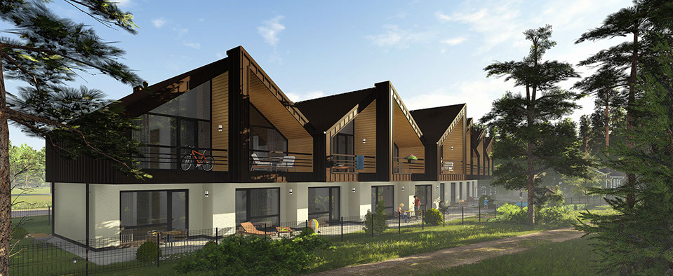 Namo projektas Šventojoje, vizualizacija, namu projektai, architektai, projektavimo paslaugos, kotedžas, namas su mansarda, HausOn.lt