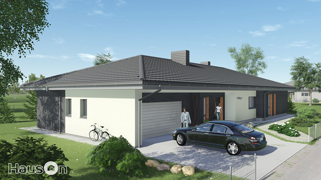 Namu projektai, namo projektas, architektai, namo projektas, architektas, www.hauson.lt. vizualizacijos, vizualizacija, vieno aukšto su mansarda