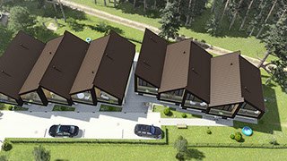 Namo projektas Šventojoje, vizualizacija, namu projektai, architektai, projektavimo paslaugos, kotedžas, namas su mansarda, HausOn.lt