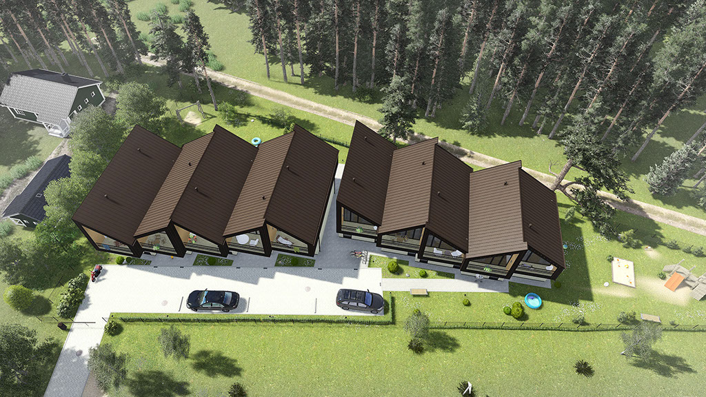 Namo projektas Šventojoje, vizualizacija, namu projektai, architektai, projektavimo paslaugos, kotedžas, namas su mansarda, HausOn.lt