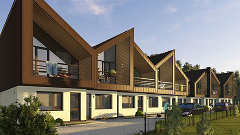 Namo projektas Šventojoje, vizualizacija, namu projektai, architektai, projektavimo paslaugos, kotedžas, namas su mansarda, HausOn.lt