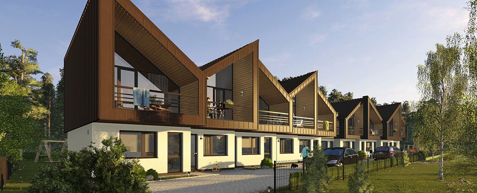 Namo projektas Šventojoje, vizualizacija, namu projektai, architektai, projektavimo paslaugos, kotedžas, namas su mansarda, HausOn.lt