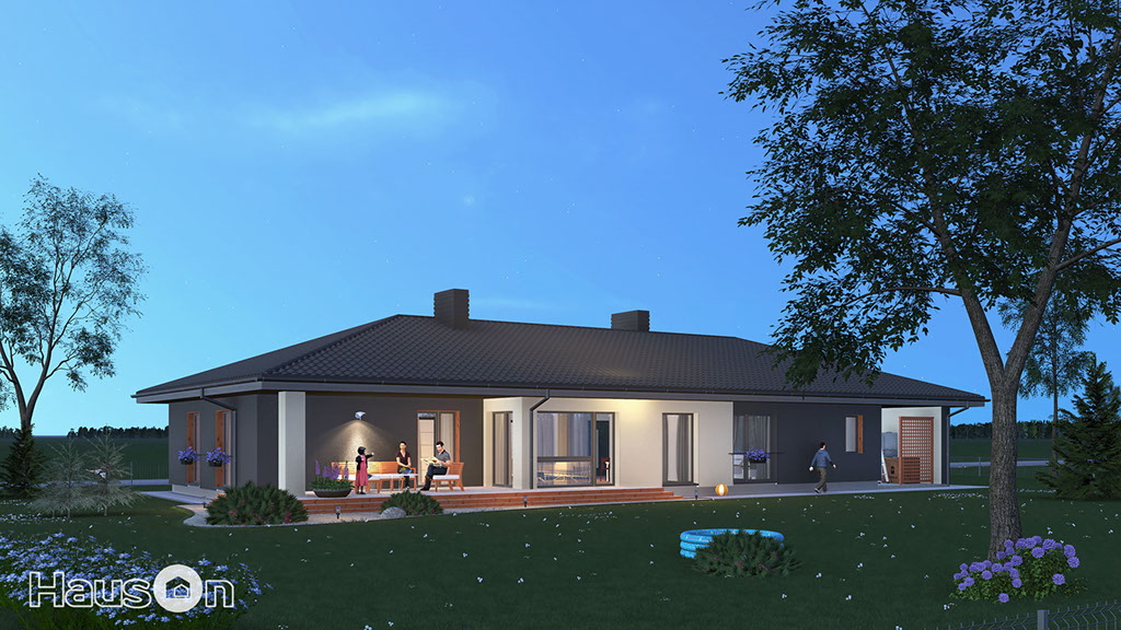 Namu projektai, namo projektas, architektai, namo projektas, architektas, www.hauson.lt, vizualizacijos, vizualizacija, vieno aukšto su mansarda