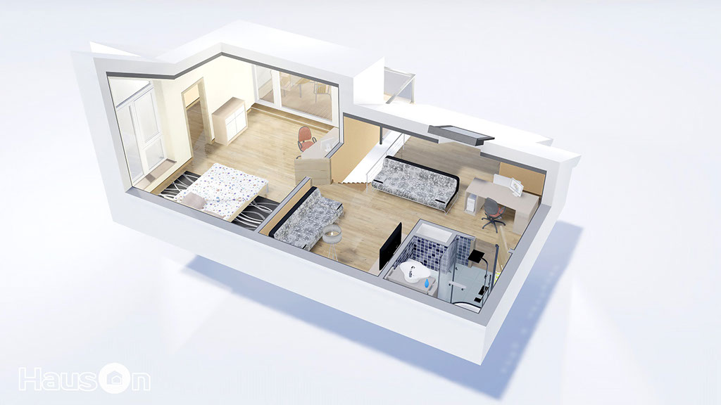 Namu projektai, namo projektas, architektai, namo projektas, interjero vizualizacija, architektas, www.hauson.lt, vieno aukšto su mansarda namai