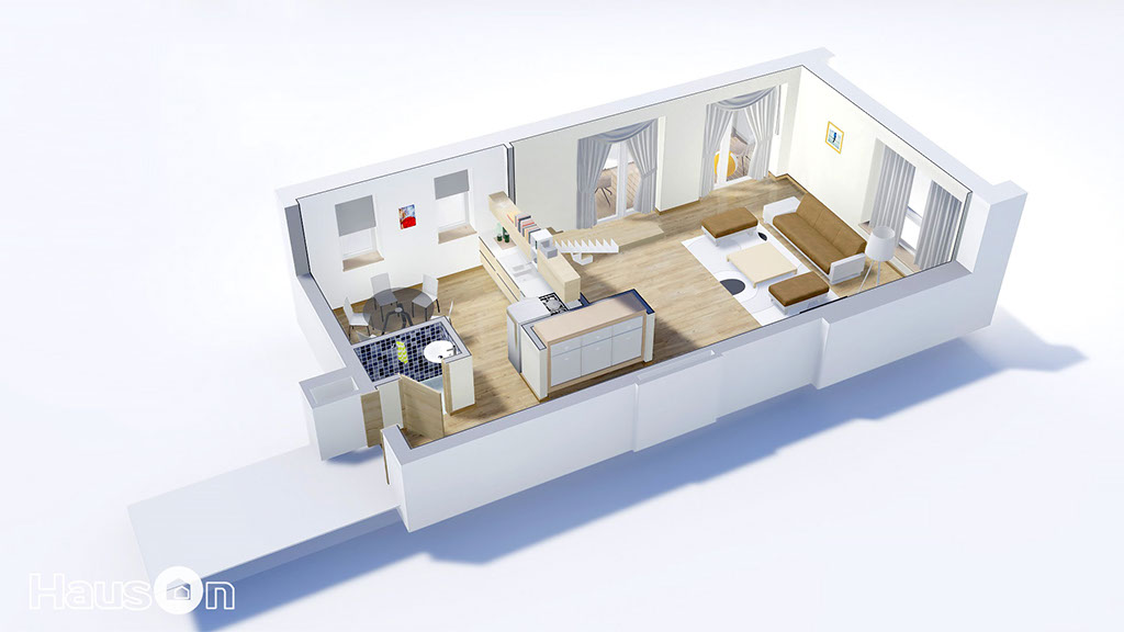 Namu projektai, namo projektas, architektai, namo projektas, interjero vizualizacija, architektas, www.hauson.lt, vieno aukšto su mansarda namai