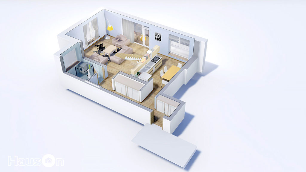 Namu projektai, namo projektas, architektai, namo projektas, interjero vizualizacija, architektas, www.hauson.lt, vieno aukšto su mansarda namai