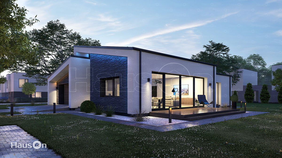 Namų projektai, namo planai, namo projektas Rivis