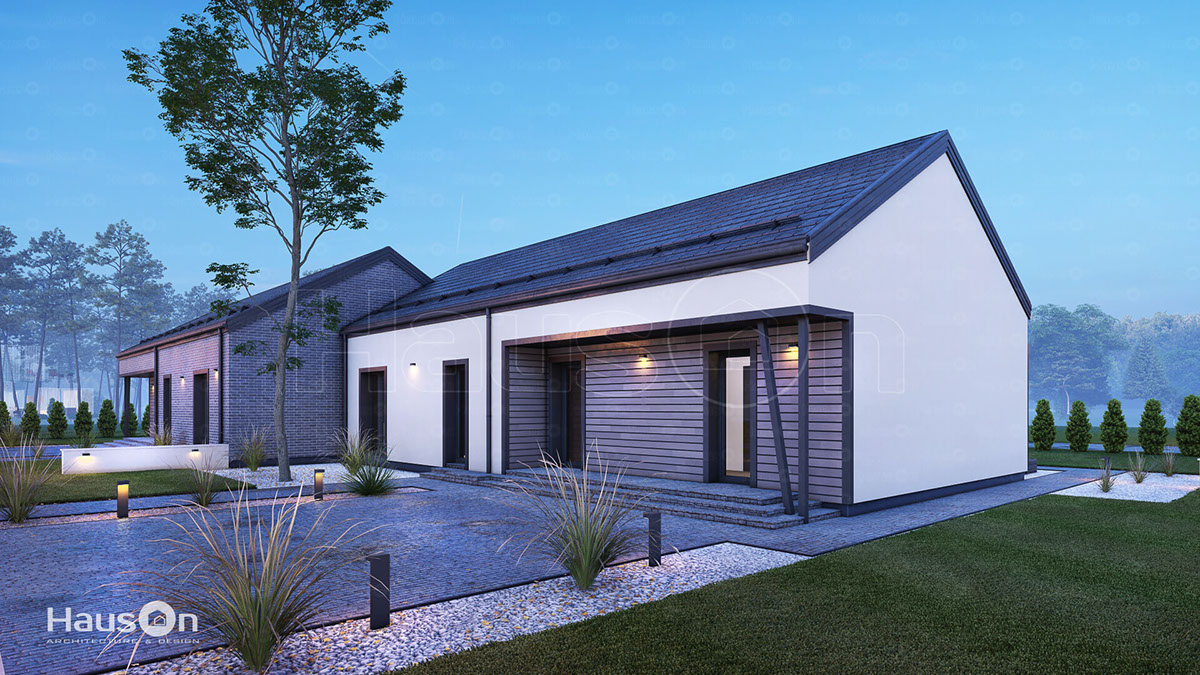 Namu projektai, namo projektas Amarilis 2B, dvibutis (dviejų butų)