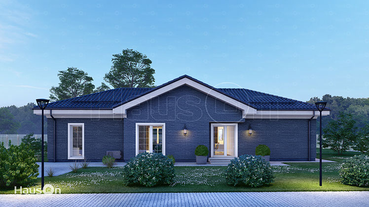 Namų projektai, kartotinis namo projektas Gaja, namų projektai, šiuolaikinis namas iki 150m2, architektai Kaune