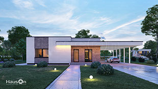 Namo projektas Mona, namų projektai - Hauson.lt