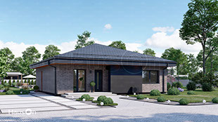 Namo projektas Munsas 2, namų projektai - Hauson.lt