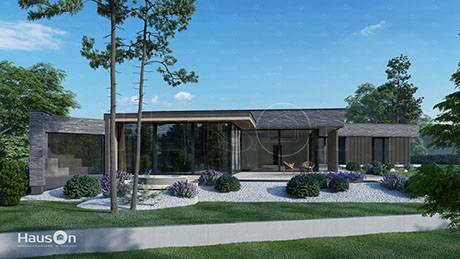 Namo projektas Magnas, namų projektai - Hauson.lt, statybos leidimai