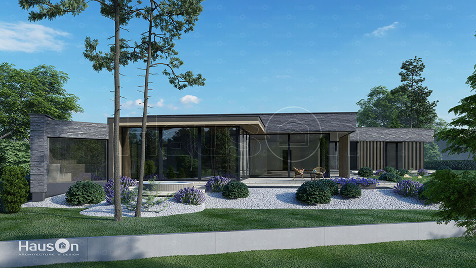 Namo projektas Magnas, namų projektai - Hauson.lt, statybos leidimai