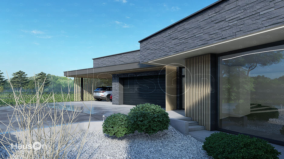 Namo projektas Magnas - namu projektai, architektai, namų projektavimas, rezidencija, Vila