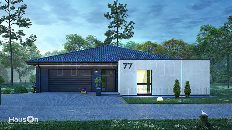 Kartotinis namo projektas Velas, kartotiniai namu projektai - Hauson.lt, leidimas statybai