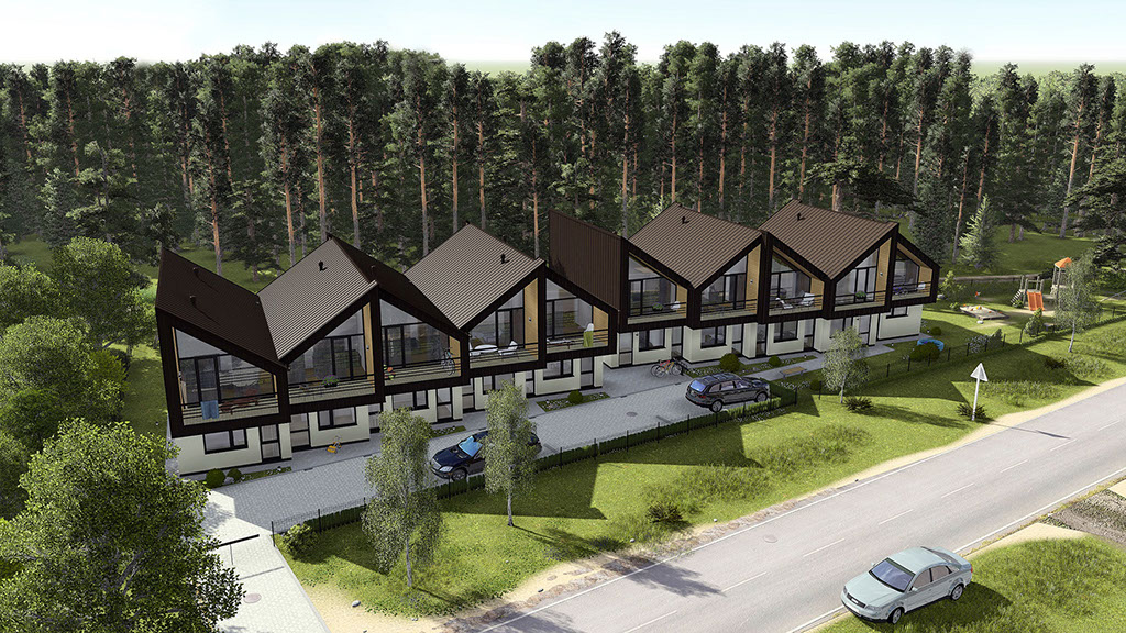 Namo projektas Šventojoje, vizualizacija, namu projektai, architektai, projektavimo paslaugos, kotedžas, namas su mansarda, HausOn.lt