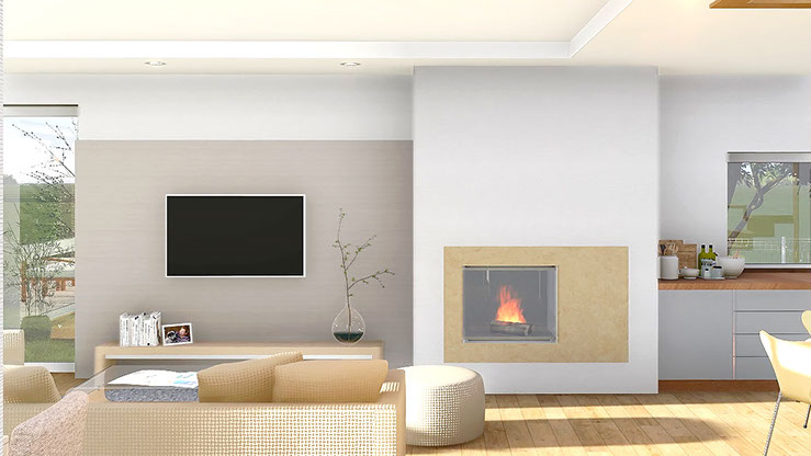 Namu projektai, namo projektas, architektai, projektavimo paslaugos, architektas, interjeras, vieno aukšto su mansarda namai, vizualizacija